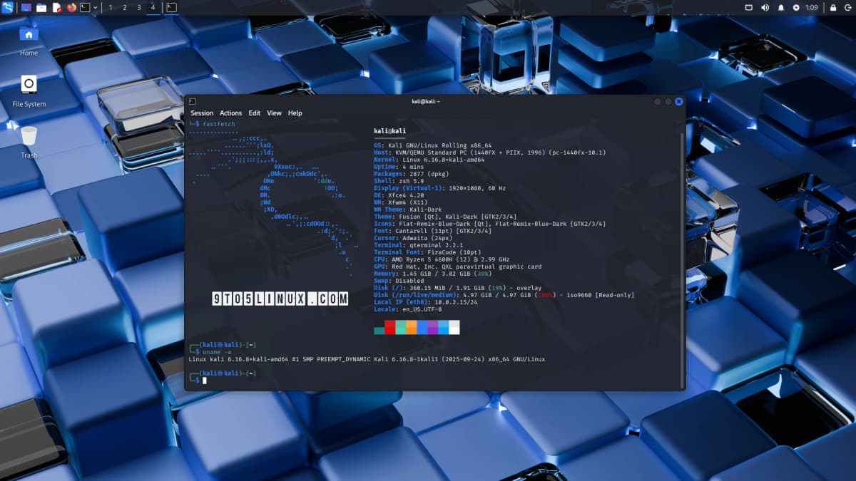 Kali Linux 2025.4 chega com novas ferramentas para cibersegurança