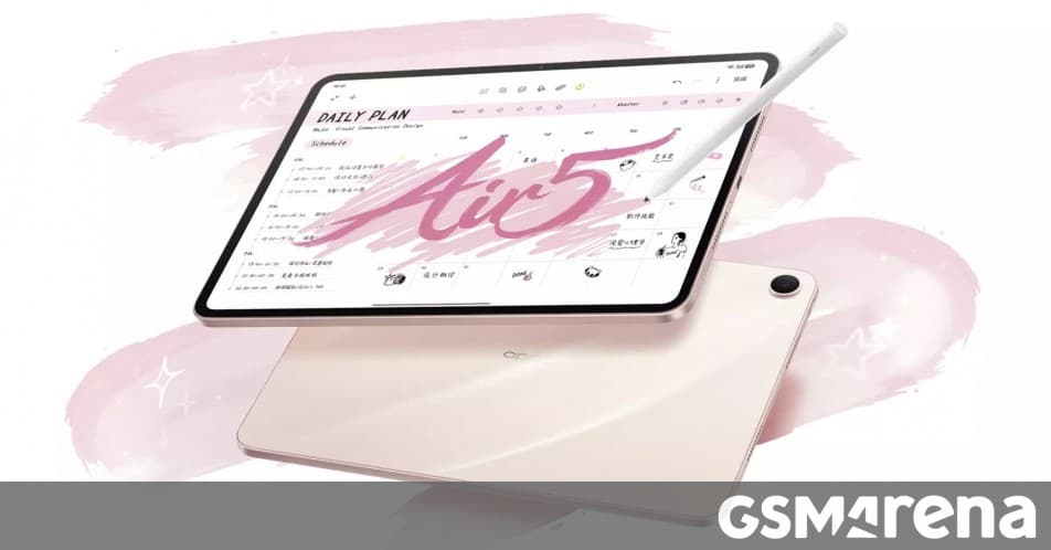 Oppo Pad Air5 chega com ecrã de 120Hz e Dimensity 7300-Ultra