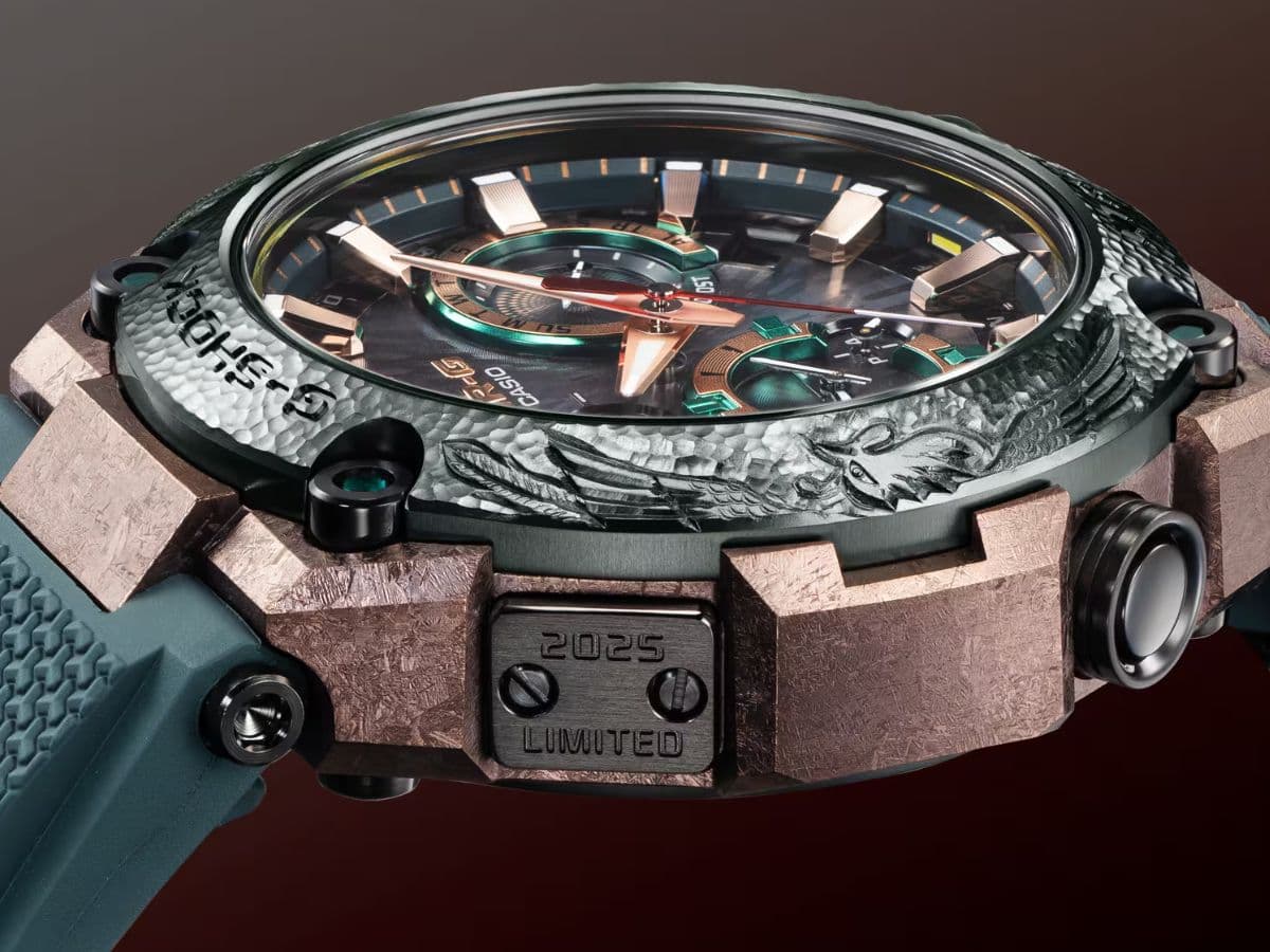Casio G-Shock MRG-B2000KT-3A: Edição de luxo com bisel gravado