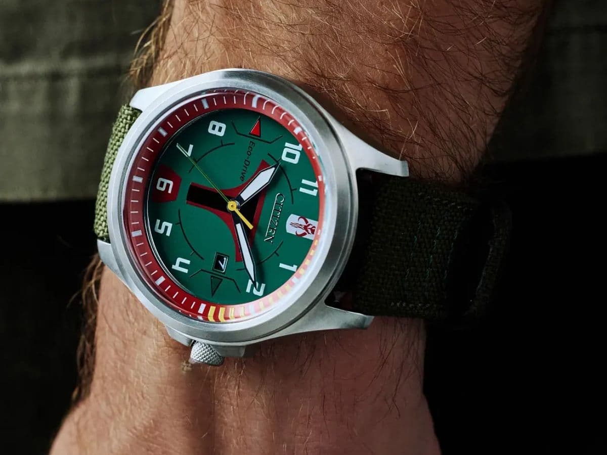 Citizen lança relógio Eco-Drive Boba Fett com design de Mandalorian