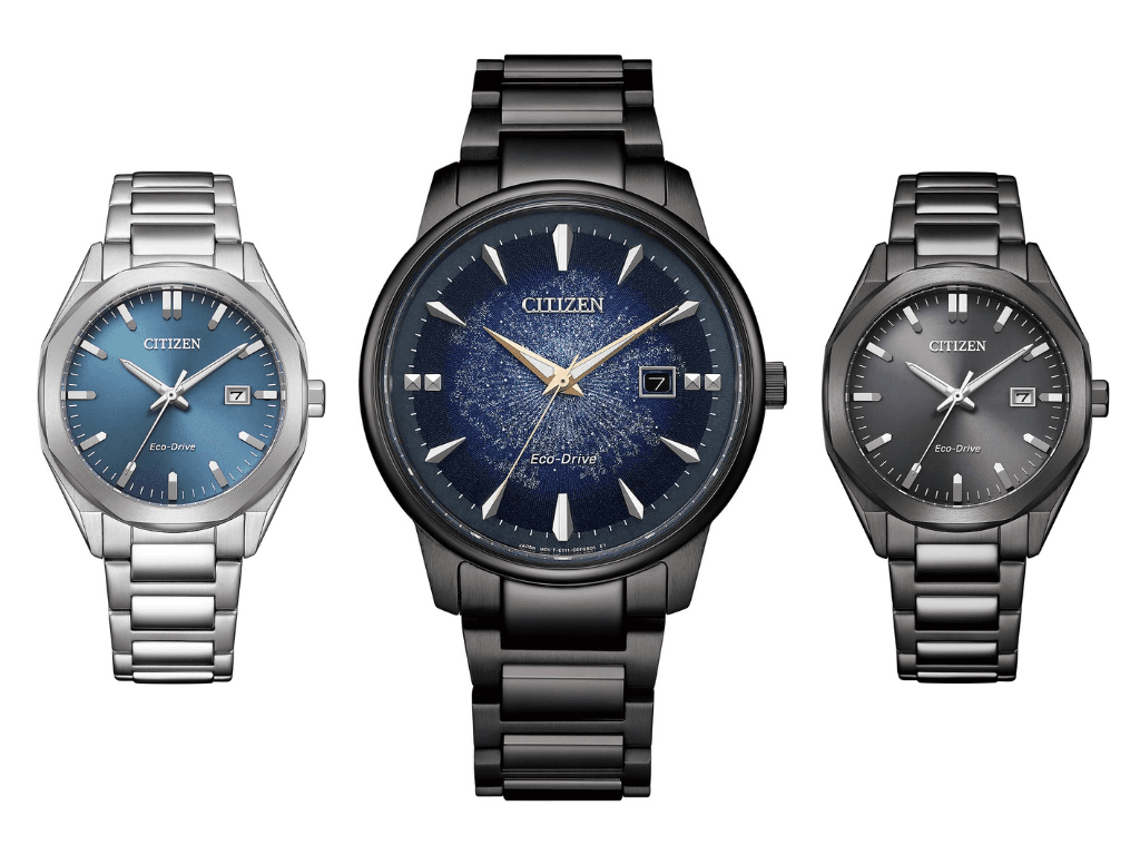 Citizen revela três novos relógios Eco-Drive com design em aço