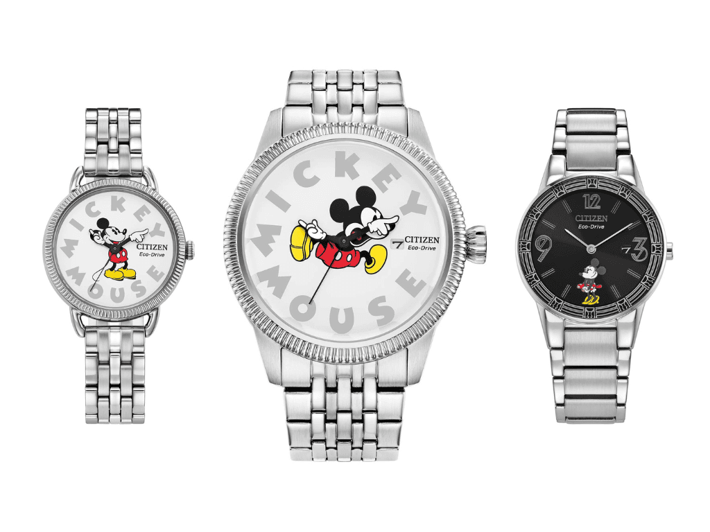 Citizen lança novos Eco-Drive em aço com Disney: magia no pulso