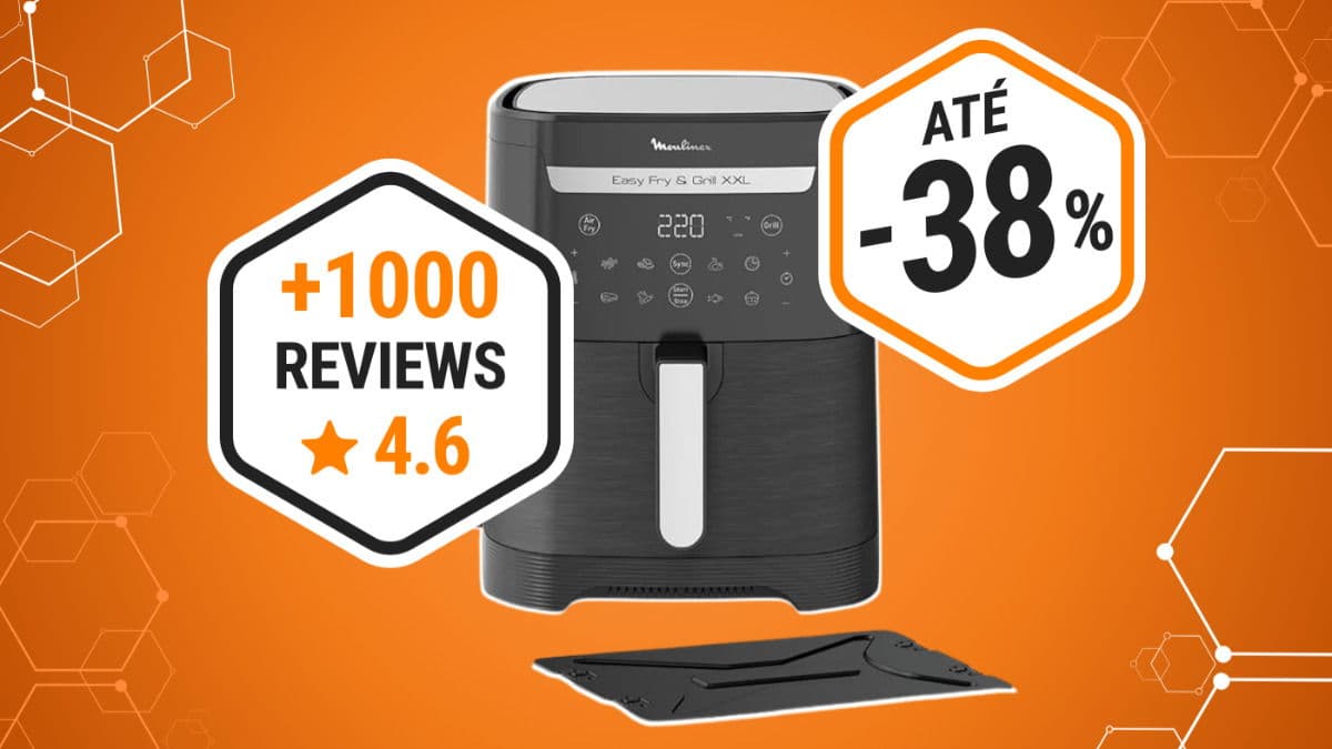 Airfryer Moulinex 6.5L: Desconto de 38% na Amazon Chega a PT