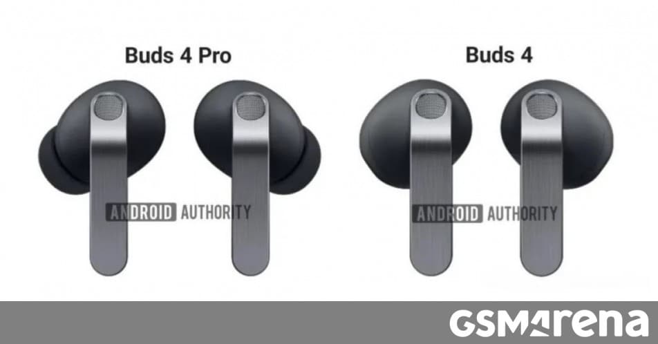 Galaxy Buds4 Pro e Buds4: Fugas revelam especificações da bateria