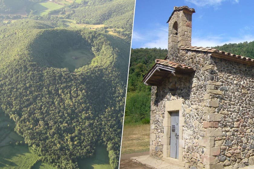 A Ermida no Coração de um Vulcão: Um Tesouro Geográfico e Histórico