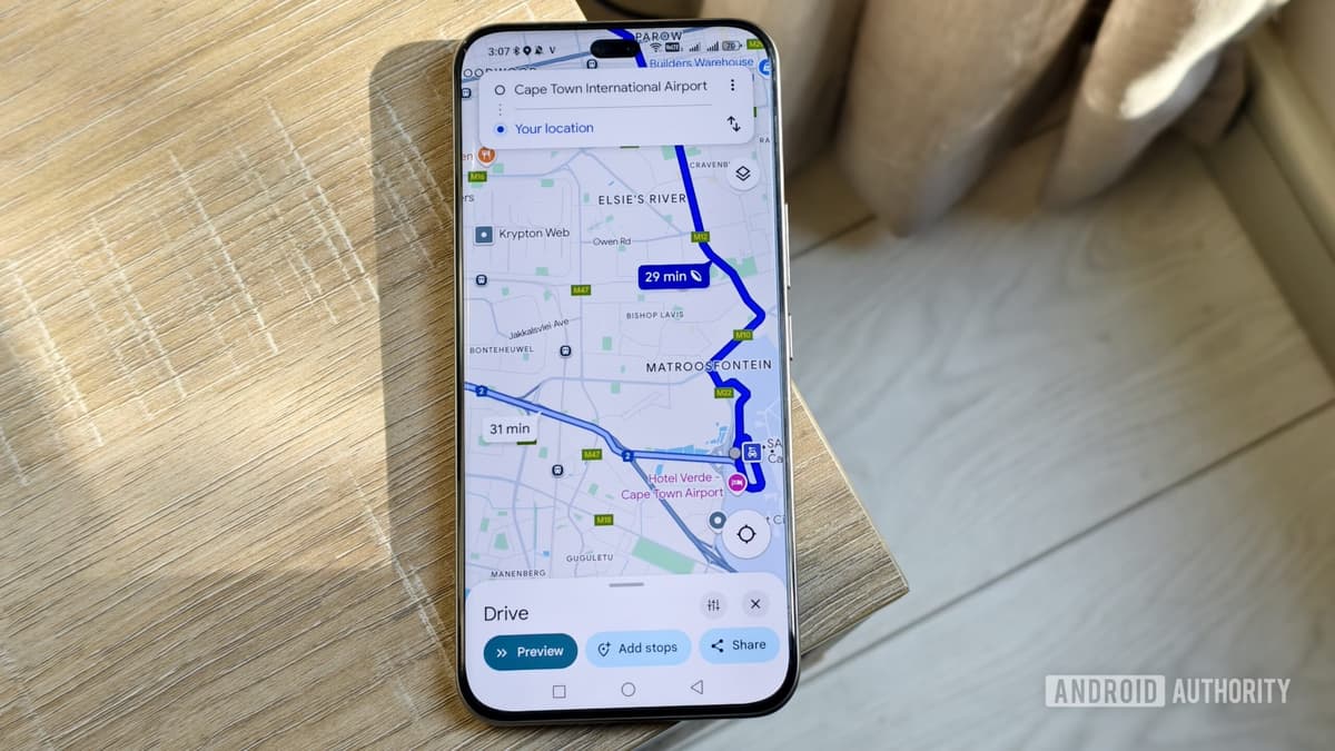 Google Maps: É bom, mas as opções de rota podem ser mais inteligentes