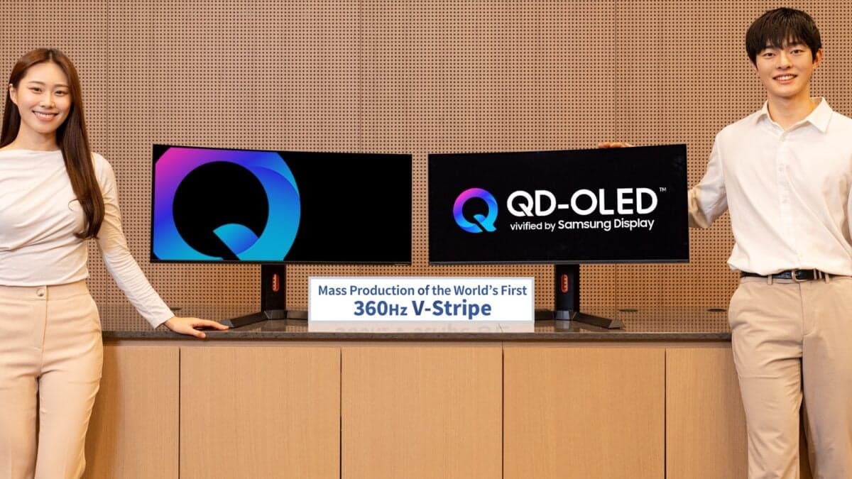 Samsung Display revela QD-OLED mais brilhante para monitores